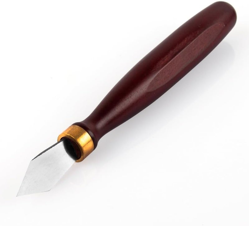 O'SKOOL Marking Knife High Speed Steel Blade Beechwood Handle - Precision and Durability for Professional Woodworkers, MAM016 - Image 3